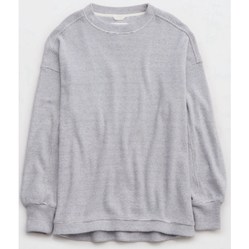 Aerie - Mock Waffle Sweatshirt